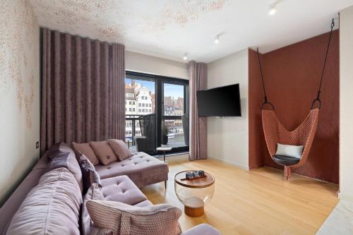 Deo Plaza Riverside Deluxe Apartments by Noclegi Renters - Gdansk