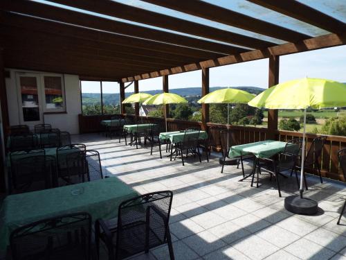 Balcony/terrace, Hotel garni Zum Reinhardswald in Oberweser