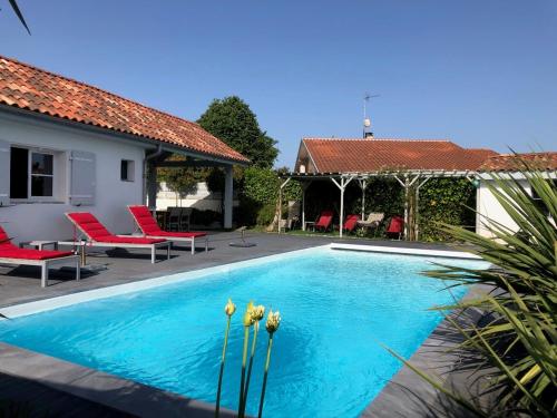 Villa avec piscine 12 personnes #0606 - Location, gîte - Capbreton