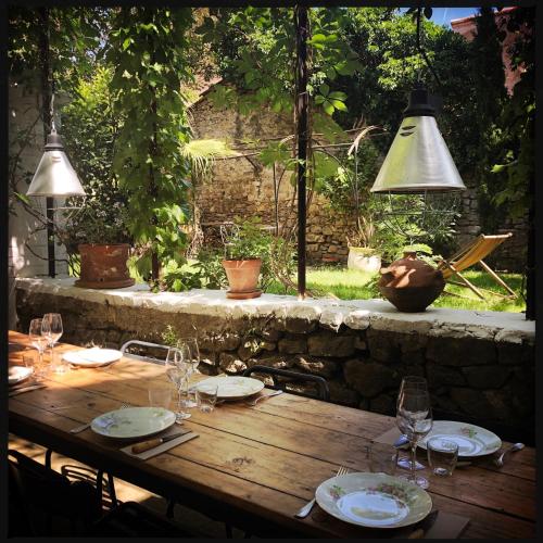Dārzs, B&B Vigne Vierge in Aigne