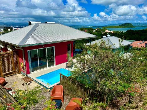 La villa Jalna Grenadine deux chambres et piscine privée - Location saisonnière - Les Trois-Îlets