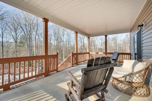 Home Gym and Fireplace Roaring River Retreat in Jonesville (Észak-Karolina)