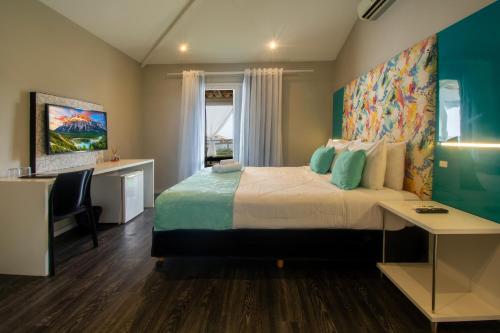 1 double bed