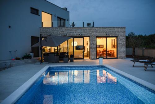 Villa EmMa Istria in Central Istria with sea view, pool heating and underfloor heating