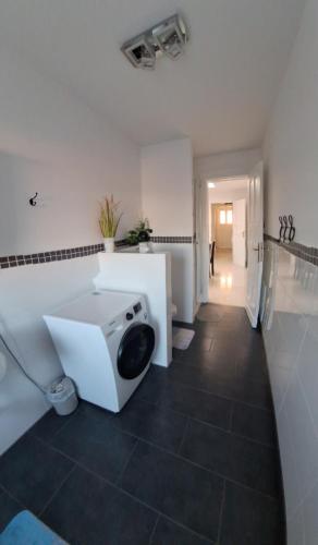 浴室, Ferienwohnung Lindenblick in 阿倫斯費爾德