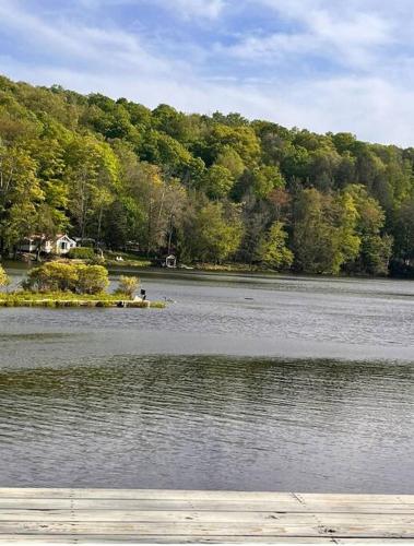 . Peaceful place at the lake