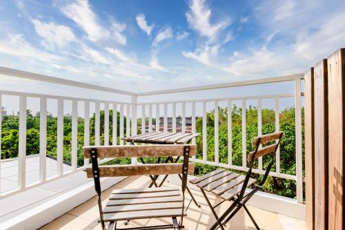 Balkon/teras, Sunset Mu Style Inn in Liuqiu