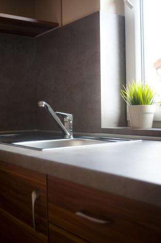 Kitchen, Pandora Zsory Apartmanok Mezokovesd in Mezokovesd