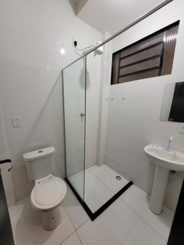 Badkamer, Hotel Viena in Taguatinga