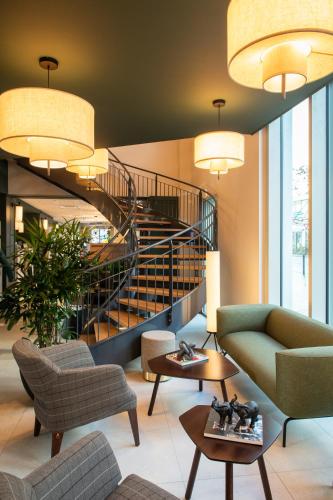 Lobby, Hotel de la Cite in Nantes