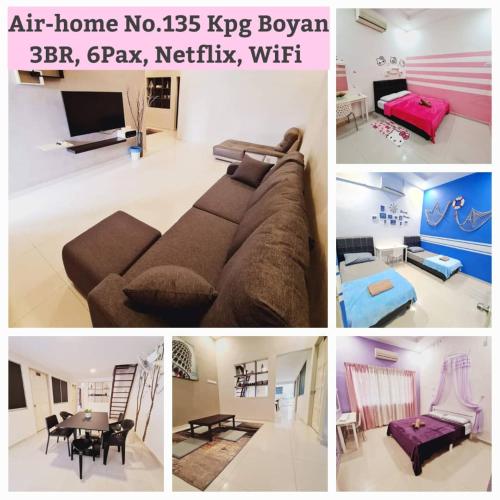 Air-home No 28 Simpang near Aulong Econsave, 3BR, 7pax, Netflix