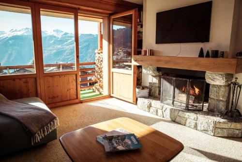 Sunny apartment with amazing mountain view Verbier