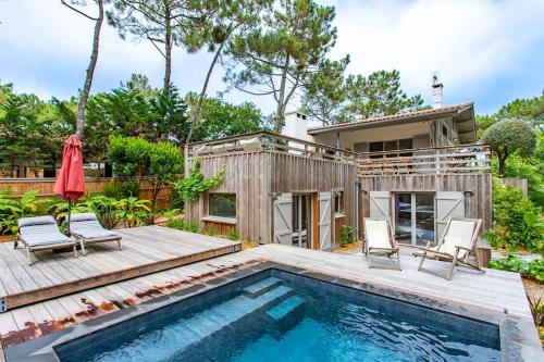 Villa avec piscine chauffée à la pointe - Location, gîte - Lège-Cap-Ferret