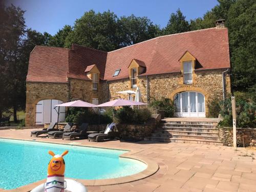Luxury Chateau w. pool & hot tub in Dordogne