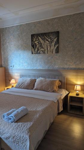 1 double bed