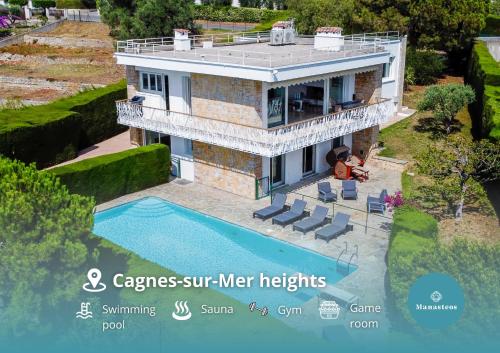 Villa Grenouillère - Sea view - Sauna - Gym - Accommodation - Cagnes-sur-Mer