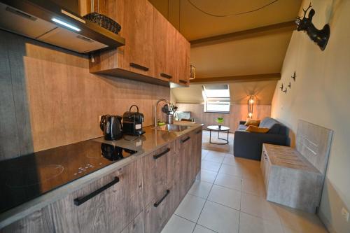 ห้องครัว, Comfy apartment with a dishwasher close to Durbuy in ดูบาย