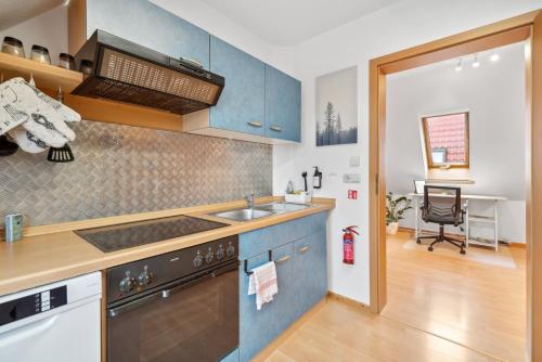 مطبخ, Apartments am Hainich - 59m2, 4 Personen, Küche, Netflix, Parken, Hunde Willkommen, Nationalpark (Apartments am Hainich - 59m2, 4 Personen, Kuche, Netflix, Parken, Hunde Willkommen, Nationalpark) in Horselberg-Hainich Ot Behringen