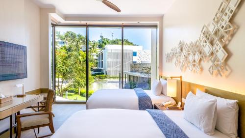 2 double beds