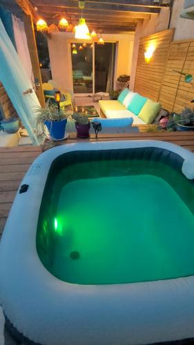 appartement dans villa aquarelle