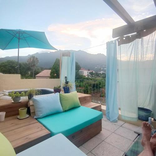 appartement dans villa aquarelle