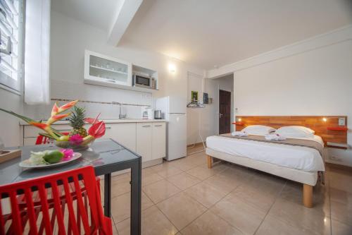Studio room in Studio 101 - Ixora - proche plage