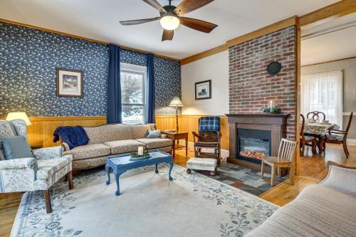 Charming Wilton Vacation Rental with Fire Pit