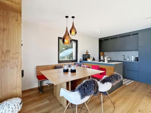 ห้องครัว, Mirador Lodge - Crans Montana - Swiss Alps in ร็องดอญ
