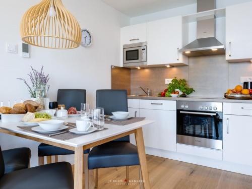 kuchyně, Ferienwohnung Knurrhahn Olpenitz in Olpenitz