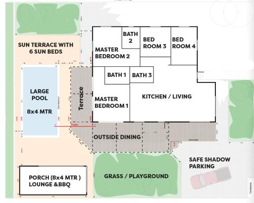 Sunny Eagle Beach Villa - 3 min. from beach