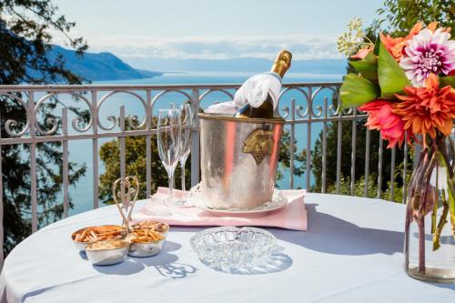Balcony/terrace, Hotel Victoria Glion in Montreux