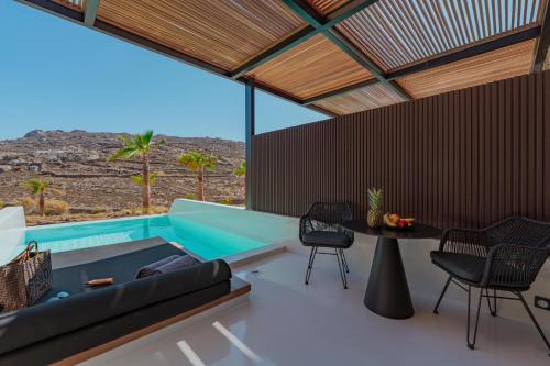 Létesítmények, Ftelia Black Villas in Ftelias