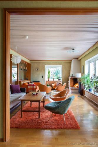 Shared lounge/TV area, Villa Berkle in Enskede