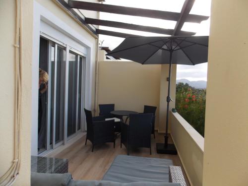 Balcony/terrace, Sissi - Villa Eleftheria in Vrachasi