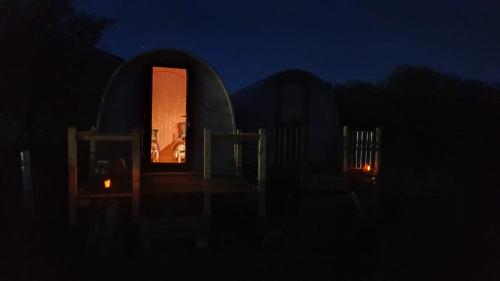 The Fox Pod at Nelson Park Riding Centre Ltd GLAMPING POD Birchington, Ramsgate, Margate, Broadstairs, also available we have the Pony Pod and Trailor Escapes converted horse box