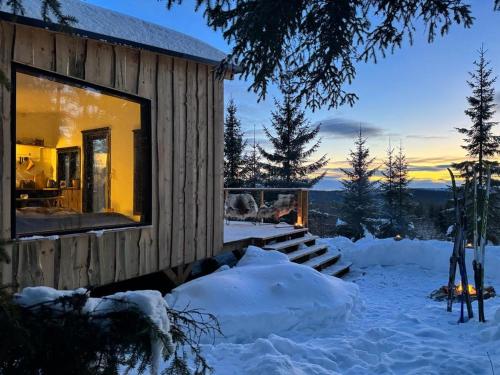 B&B Torsby - Forest cabin with stunning mountain view & Sauna - Bed and Breakfast Torsby