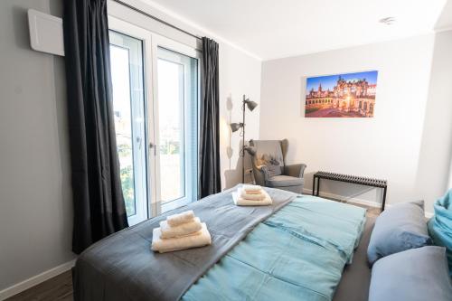 Supreme City Dream mit Terrasse und Parkplatz - 110m², Drážďany (fotografie 7)