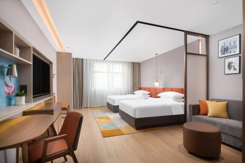 2 double beds