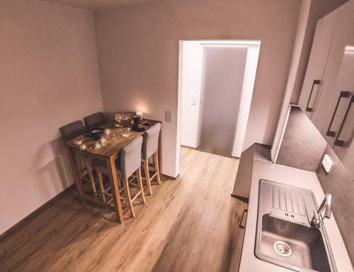 Konyha, Ferienwohnung Haßbergliebe in Ebern