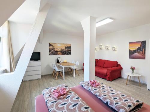 Urlaubsmagie - Ferienwohnung Uhunest - Gemeinschaftsgarten mit Pool & Sauna - UO3, Sebnitz (fotografie 10)
