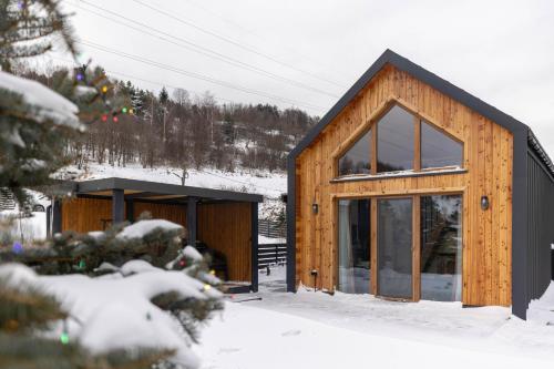 Mały Tiny Domek w górach z kominkiem , Piwniczna-Zdrój