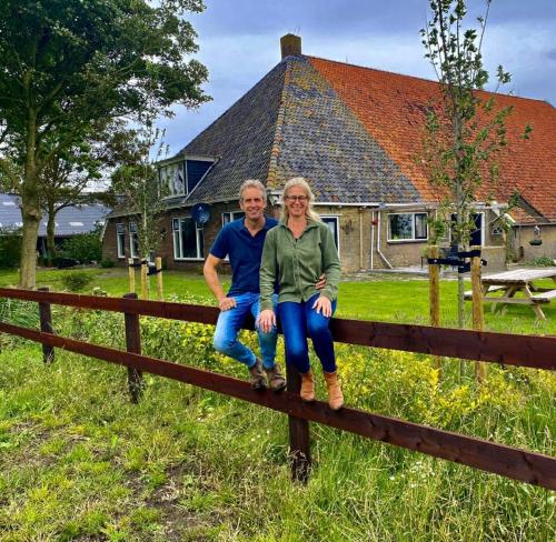  Akkerhorst boerderij Lollum in Friesland. in Lollum
