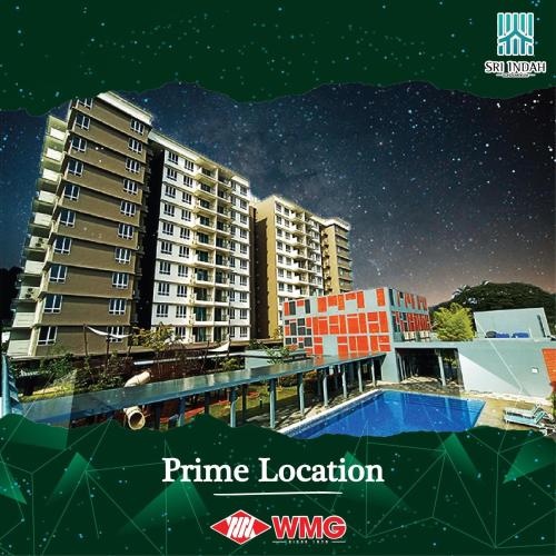 Hotellet från utsidan, Sri Indah condominium in Sepilok