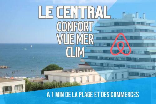 Le Central Vue Mer Clim Plage 2min Cosy Confort - Jetservices Conciergerie