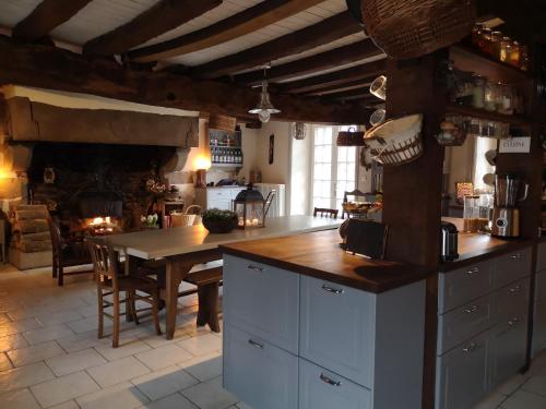 virtuve, Manoir de l'Alleu in La Chapelle-Chaussee