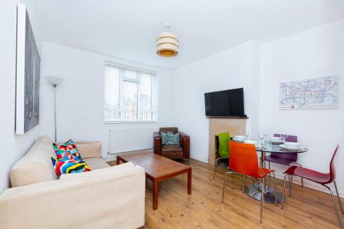 Bright Modern 1 BR flat, 5 min to Vauxhall St