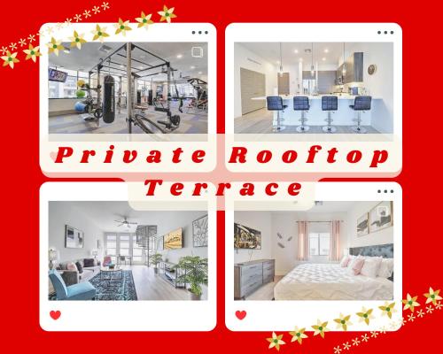 Private Rooftop Terrance - King Beds - Walk Score 81 & Parking 4014