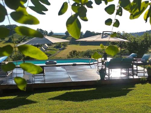 Villa avec piscine chauffée Périgord Dordogne - Location, gîte - Marnac