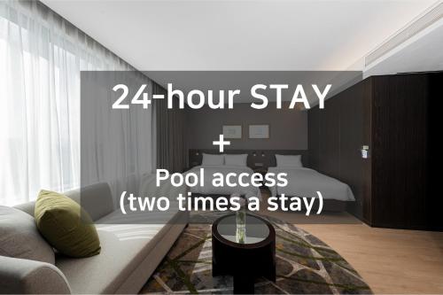 [24 Hours Stay] Jr. Suite Family Twin Room with 2 times access to Swimming pool