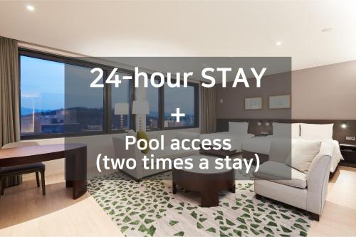 [24 Hours Stay] Premier Suite Room with 2 times access to Swimming pool